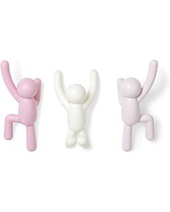 Umbra Buddy Wall Hook set Pinks